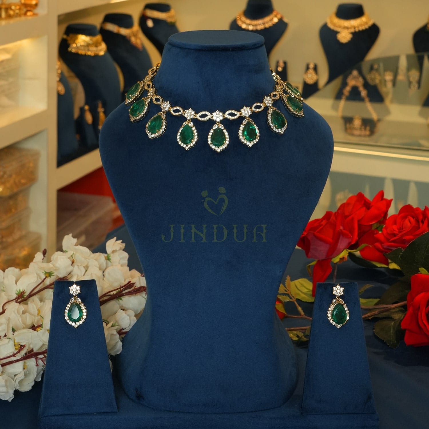 Shehnaaz Shringar Moissanite Necklace