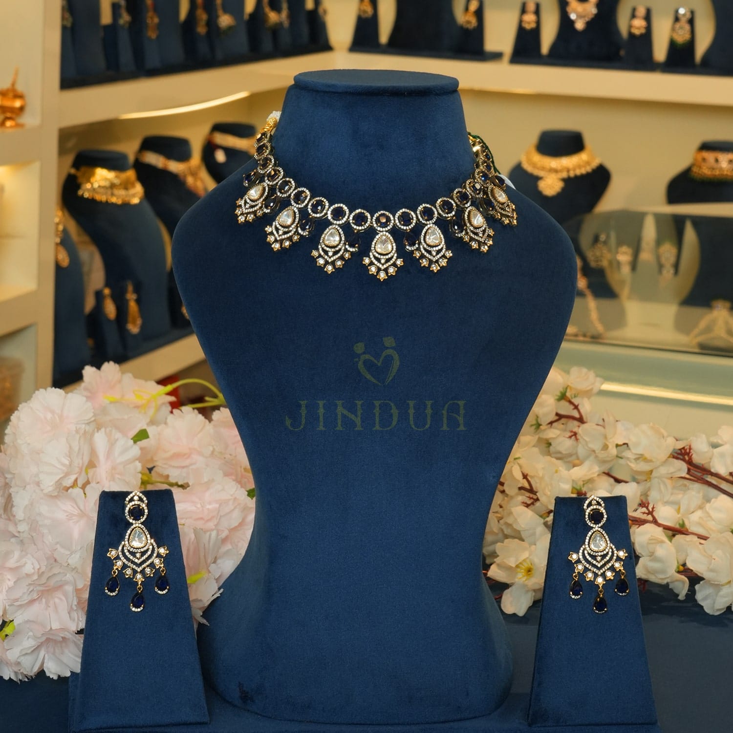 Simran Shringar Moissaanite Necklace