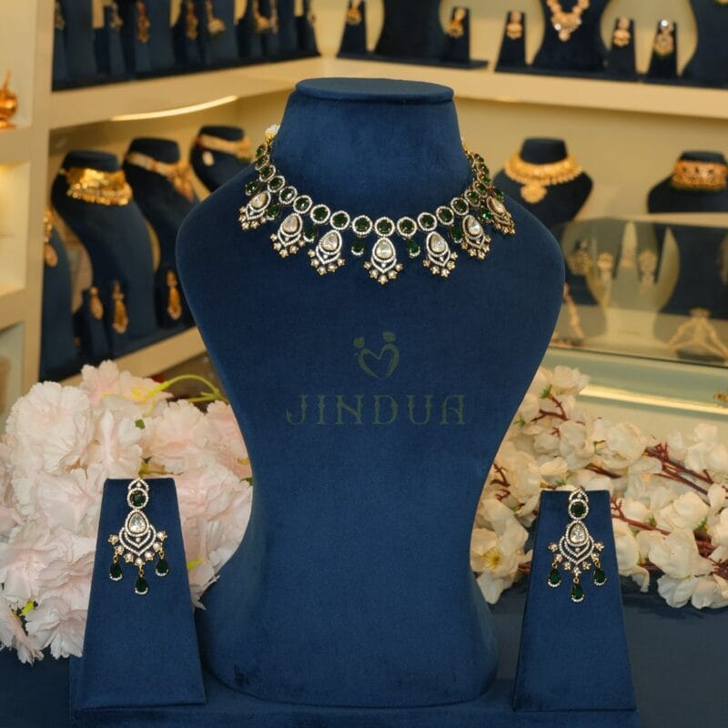 Simran Shringar Moissaanite Necklace