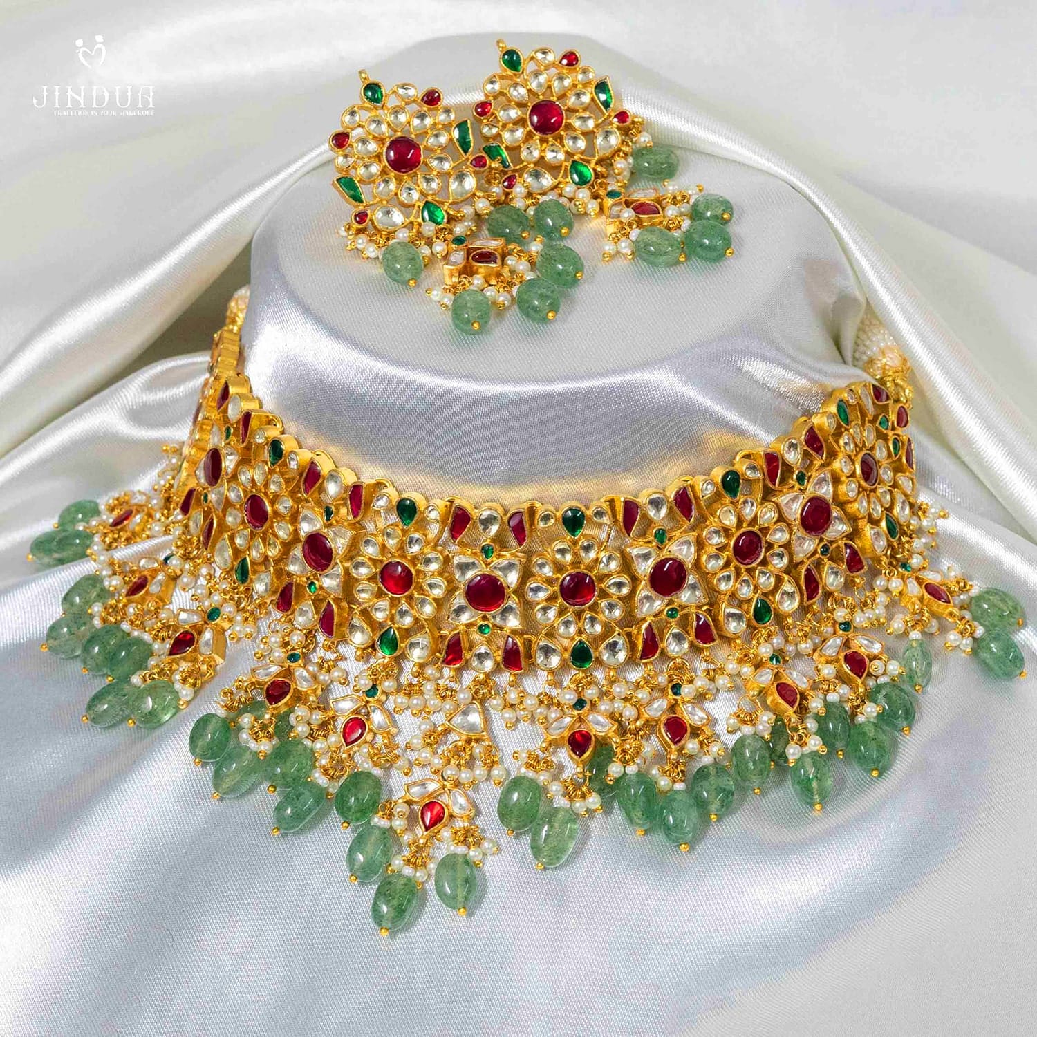 Vaani-Paachi Kundan Necklace