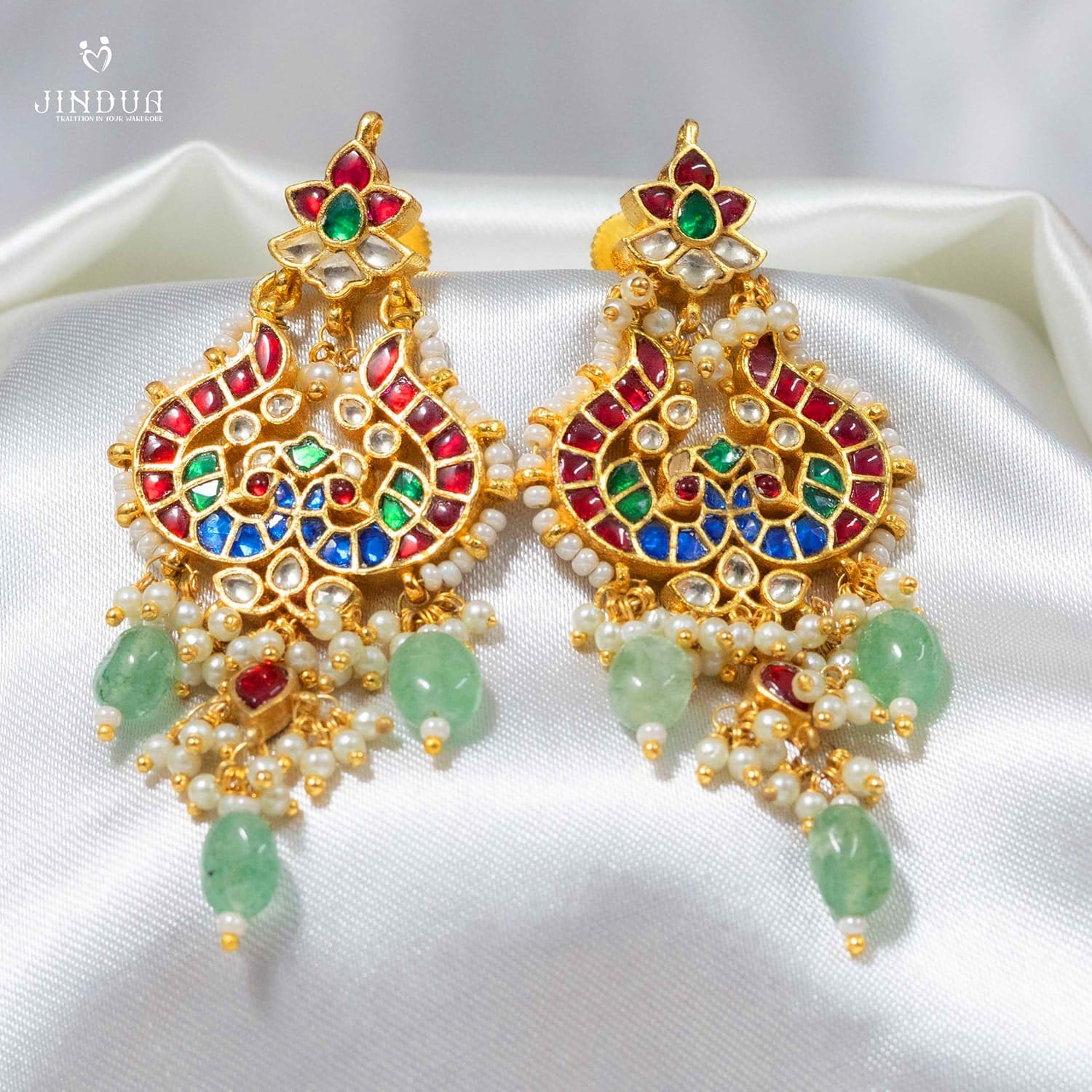 Arnika-Pacchi Kundan Earrings