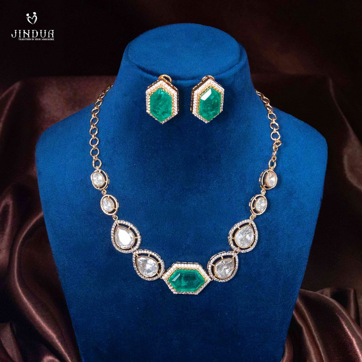 Ridhima Spark-Moissanite Necklace