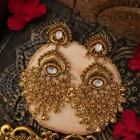 Meenakari drop Earring