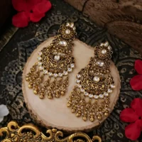 Polki chand bali Earring