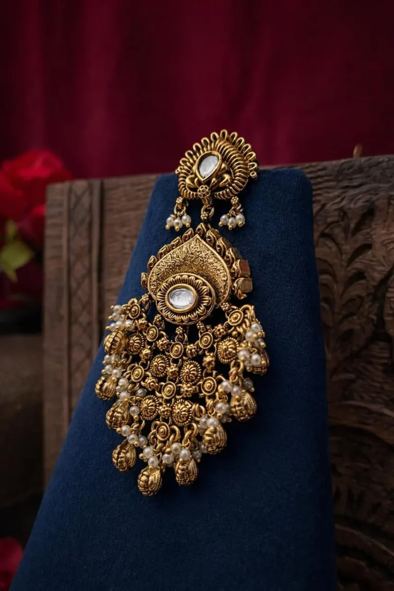Meenakari drop Earring