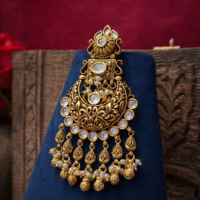 Polki chand bali Earring