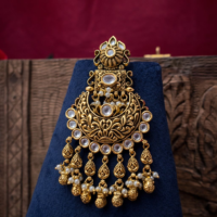 Polki chand bali Earring