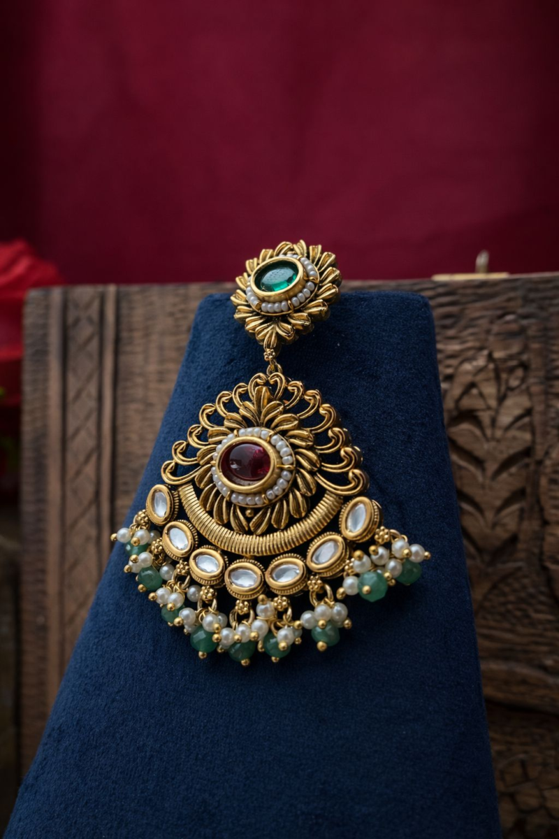 Rani kundan Earring