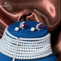 Anantika Glow-Ad Silver Necklace