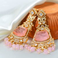 Saaz Sparkle-Moissanite Earrings