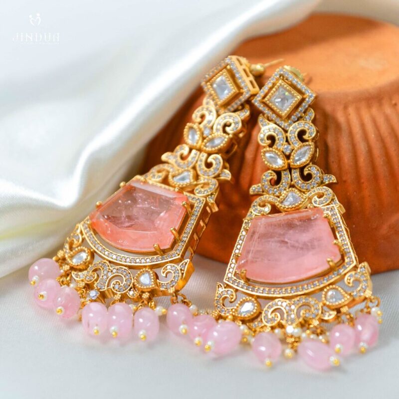 Saaz Sparkle-Moissanite Earrings