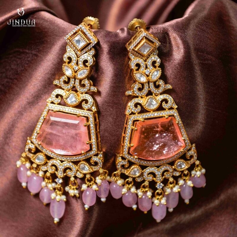 Saaz Sparkle-Moissanite Earrings