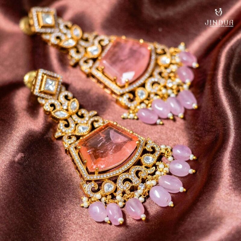 Saaz Sparkle-Moissanite Earrings