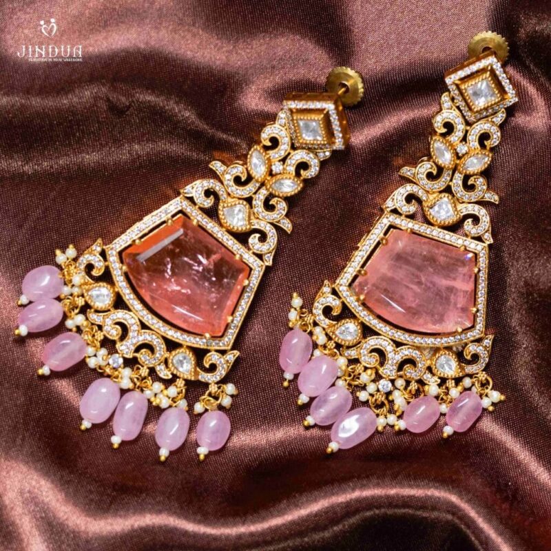Saaz Sparkle-Moissanite Earrings