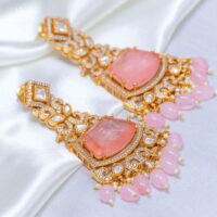 Saaz Sparkle-Moissanite Earrings