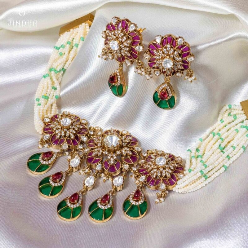 Gurkirat Glam-Pacchi Kundan Necklace