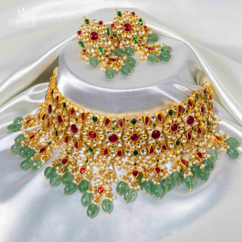Vaani-Paachi Kundan Necklace