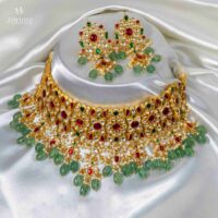 Vaani-Paachi Kundan Necklace