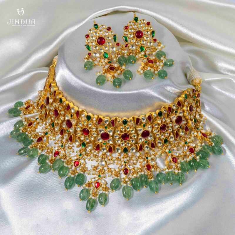 Vaani-Paachi Kundan Necklace