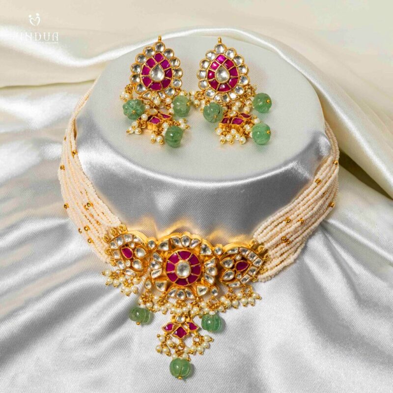 Khwab-e-Sitara-Paachi Kundan Necklace