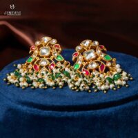 Aabha Aura-Pacchi Kundan Necklace