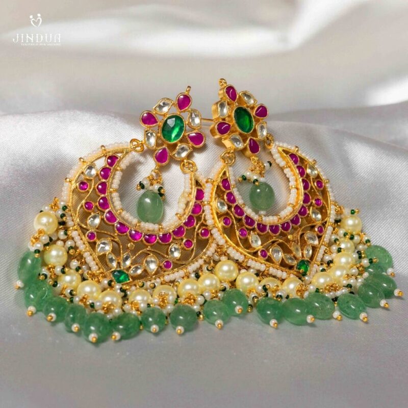 Glow Babe-Pacchi Kundan Earrings