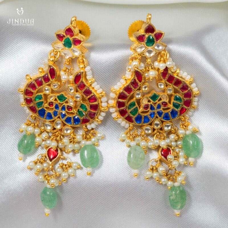 Arnika-Pacchi Kundan Earrings