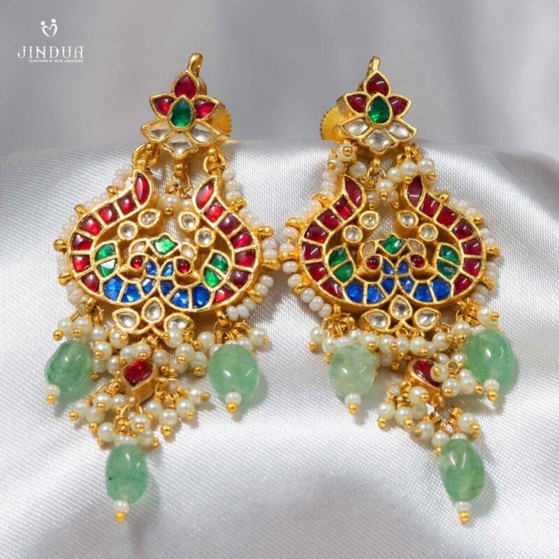 Arnika-Pacchi Kundan Earrings