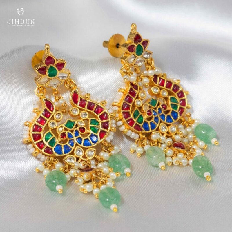Arnika-Pacchi Kundan Earrings