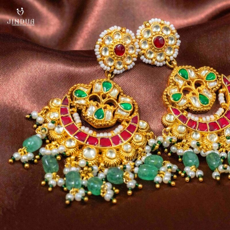 Devika-Pacchi Kundan Earrings