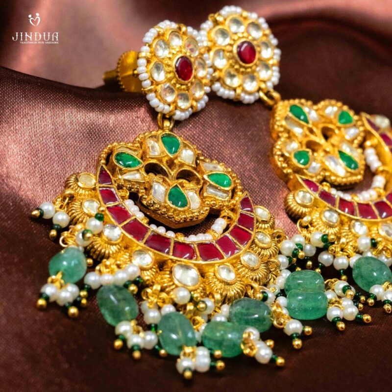 Devika-Pacchi Kundan Earrings