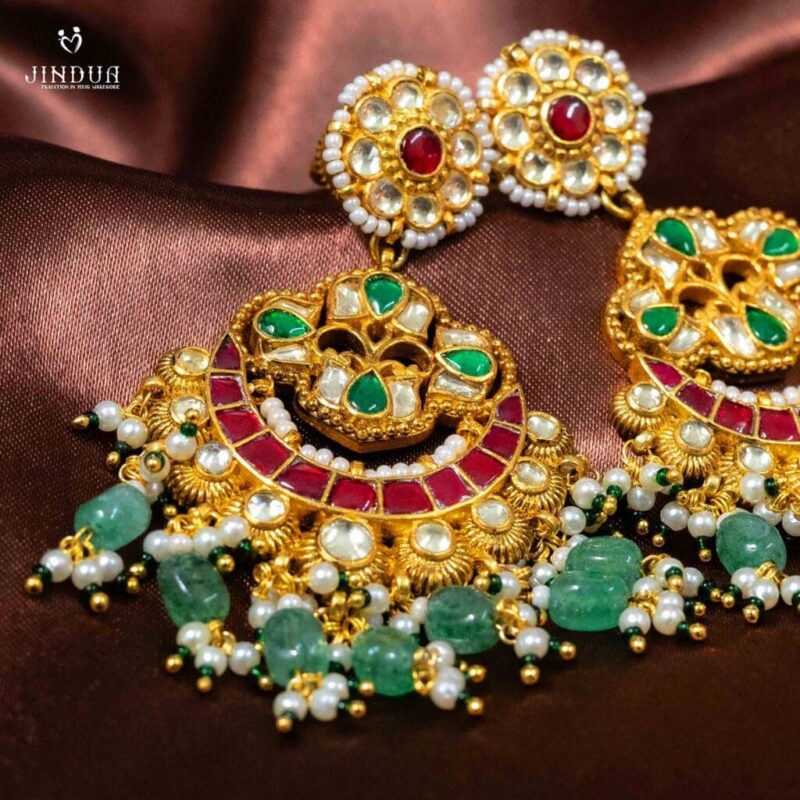 Devika-Pacchi Kundan Earrings