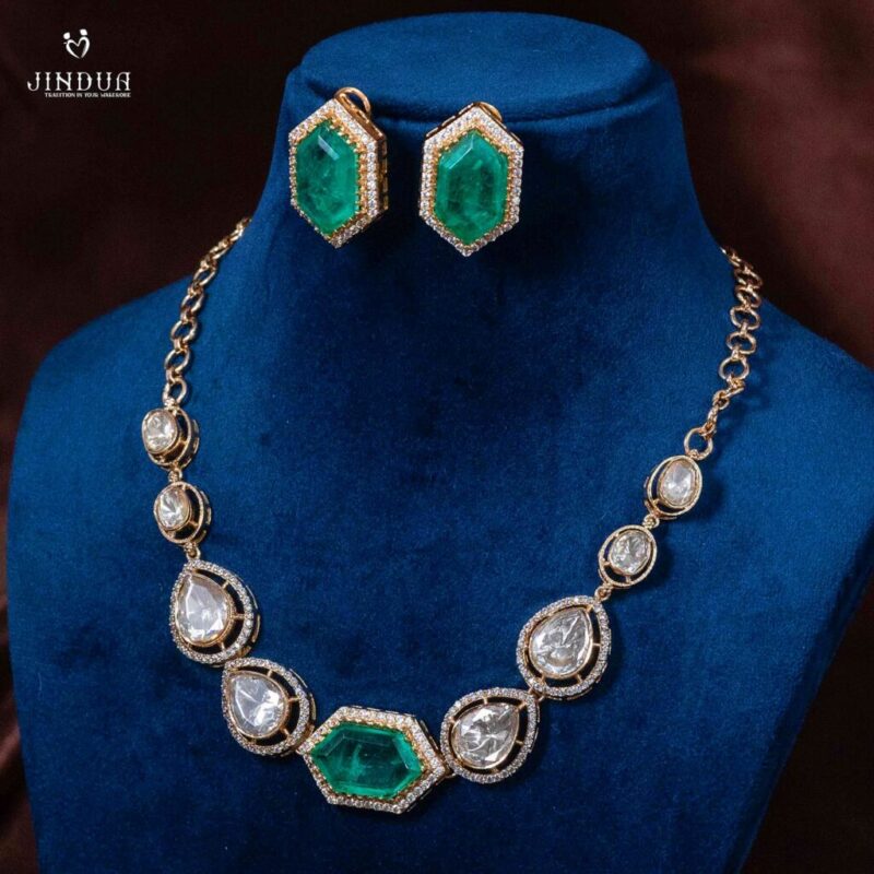 Ridhima Spark-Moissanite Necklace