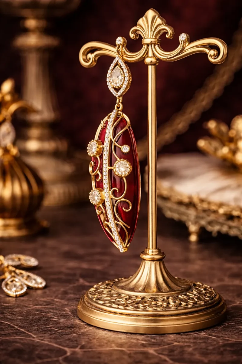 Manohari - Ruby (4) Manohari Earring