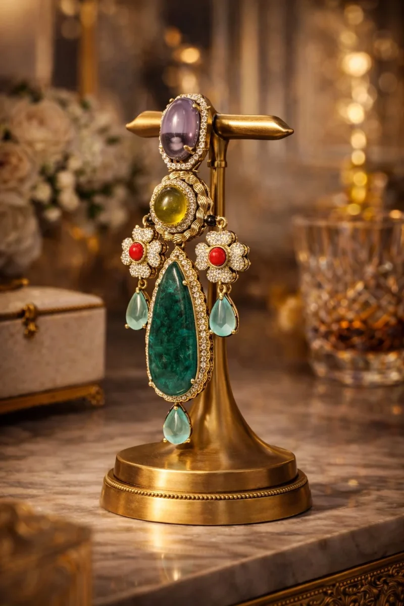 Miraya - Green Miraya Earring