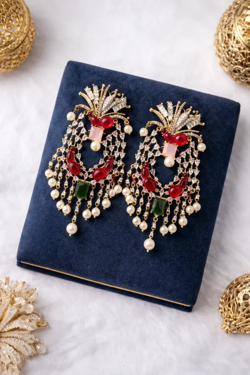 Moss & Gem Earring